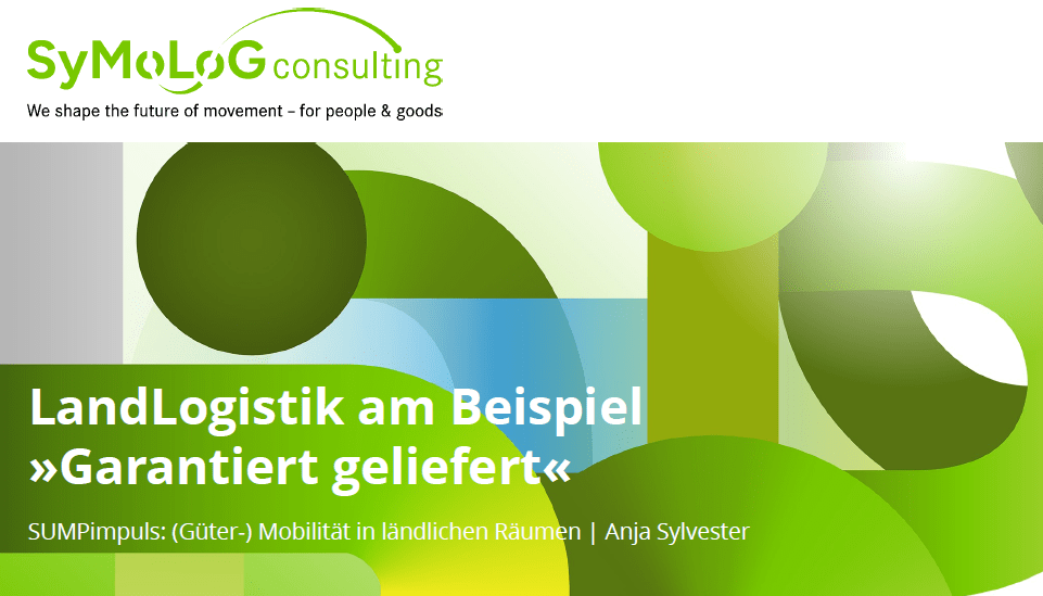 Titelbild der Präsentation zum Thema LandLogistik